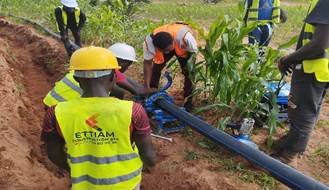 Ligne de conduite d’eau